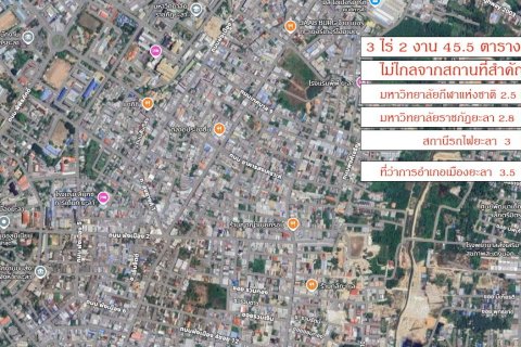 Terrain à Yala, Thaïlande 4800 m2 № 154856 - photo 4