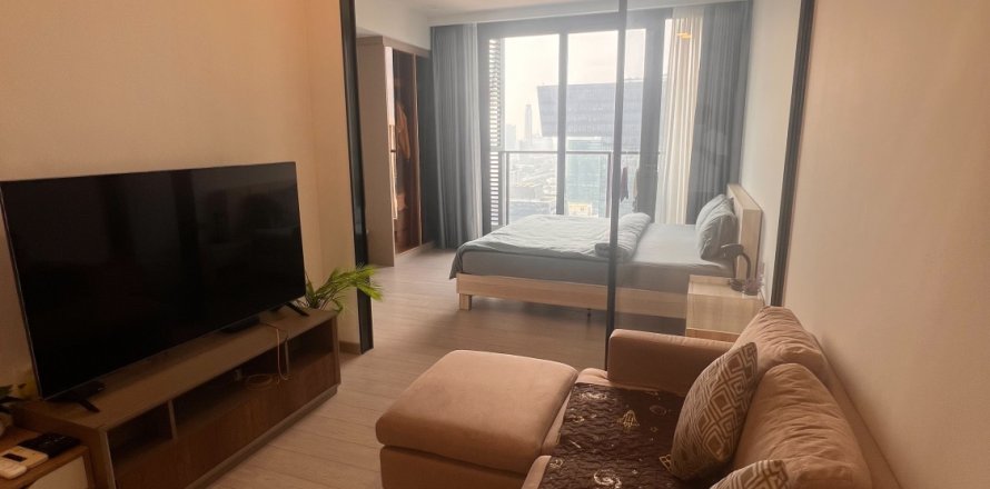 Studio in the Condo in Huai Khwang, Bangkok, Thailand  № 173637