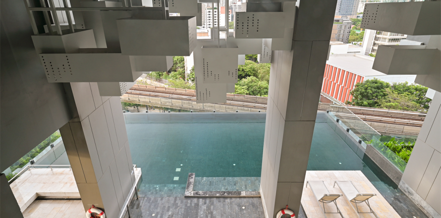 Condo à Bangkok, Thaïlande, 1 chambre № 187984
