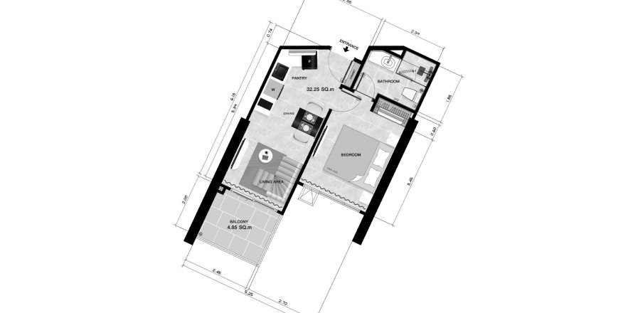 ЖК Copacaban 2 Coral Reef Jomtien в Паттайе, Таиланд № 164962 - фото 1