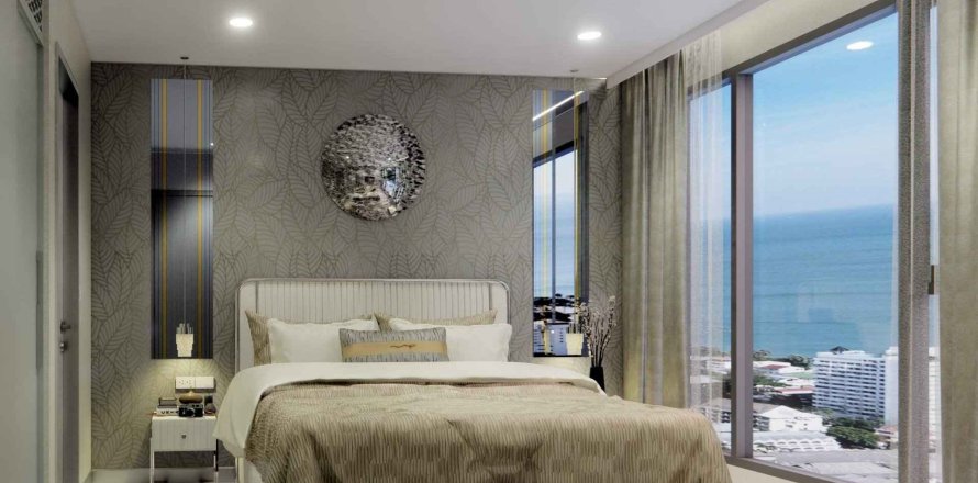 Квартира в Copacaban 2 Coral Reef Jomtien, Паттайя, Таиланд с 2 комнатами  № 164968