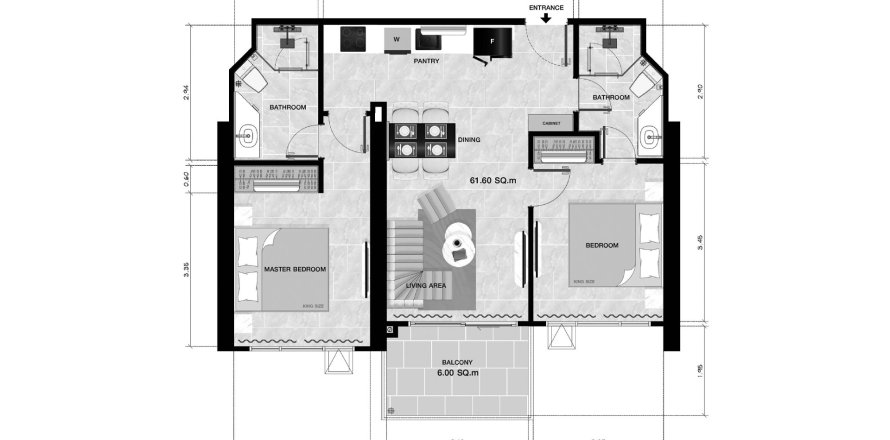 ЖК Copacaban 2 Coral Reef Jomtien в Паттайе, Таиланд № 164962 - фото 1