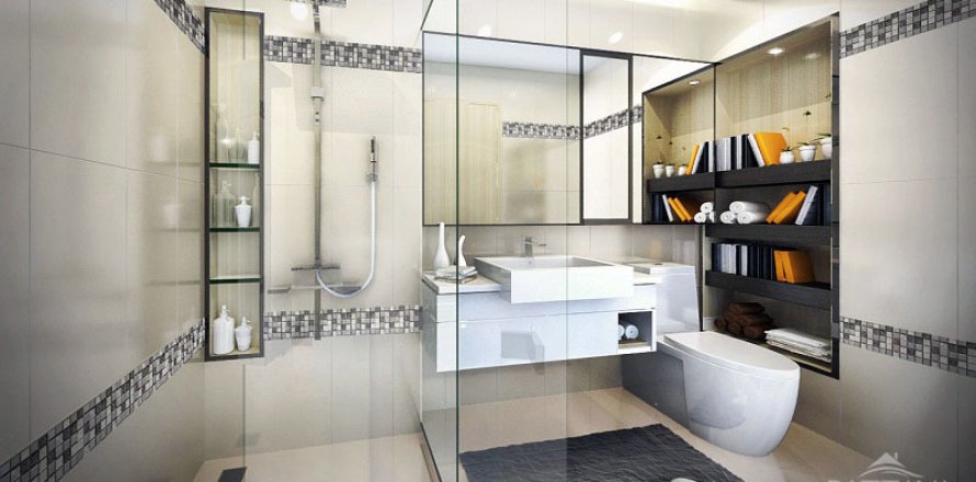 Studio dans le Condo sur Jomtien Beach, Pattaya, Thaïlande  № 204419