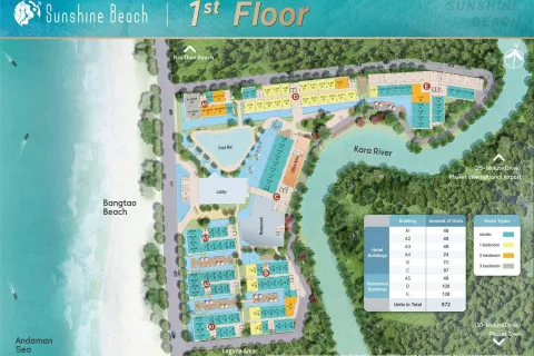 Appartement à Phuket, Thaïlande 1 chambre № 168047 - photo 26