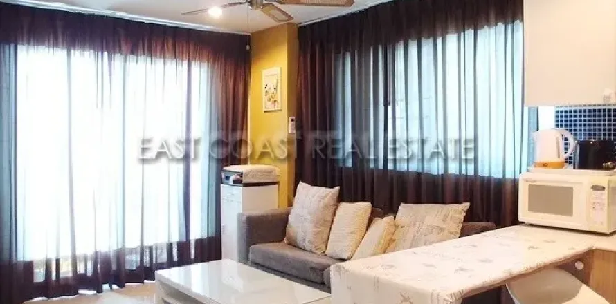 Condominio de 1 dormitorio en Jomtien Beach, Pattaya, Tailandia № 212904