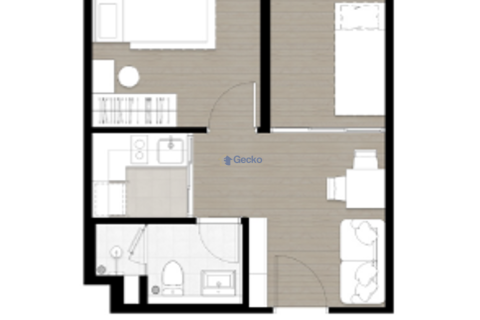 Condo à Pattaya, Thaïlande, 1 chambre № 204643 - photo 3