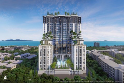 Condo à Pattaya, Thaïlande, 1 chambre  № 196238