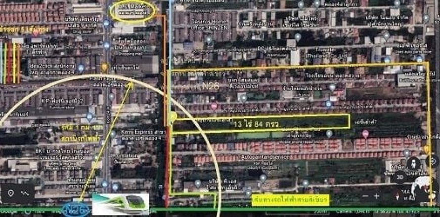 Земельный участок в Бан Лам Лук Ка, Таиланд 20800м2  № 151888