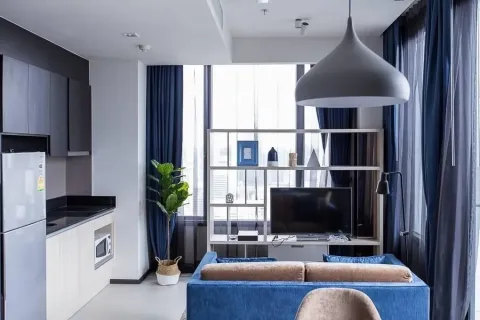 Кондоминиум с 2 спальнями в Ваттхане, Бангкок, Таиланд № 154916 - фото 5