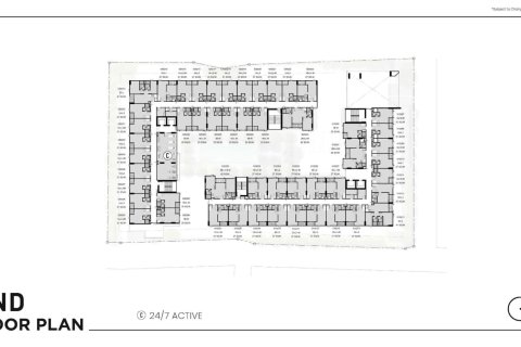 Condo à Bangkok, Thaïlande, 2 chambres  № 166388 - photo 6