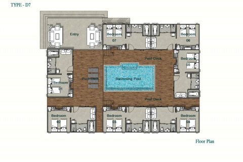 Вилла в Пхукете, Таиланд с 7 спальнями  № 166389 - фото 8