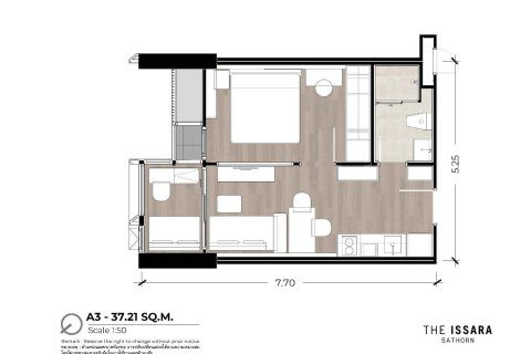 Condo à Bangkok, Thaïlande, 1 chambre  № 166385 - photo 8