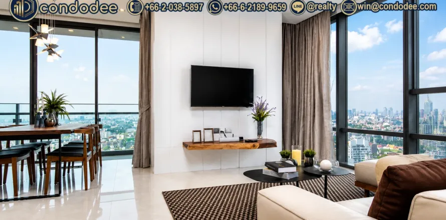 Condo in Sathon, Bangkok, Thailand, 2 bedrooms № 201428