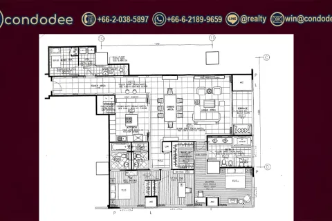 Condo à Sathon, Bangkok, Thaïlande, 3 chambres  № 201426 - photo 5