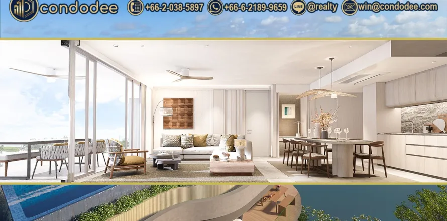 Condo à Bangkok, Thaïlande, 3 chambres  № 201384