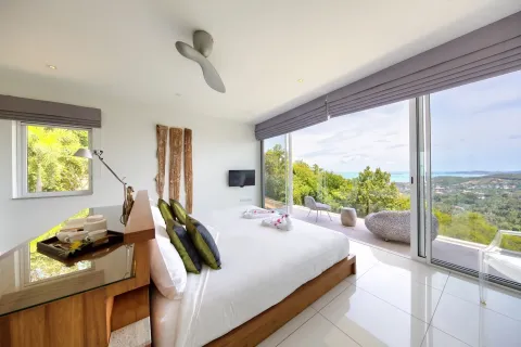 Вилла в Самуи, Таиланд с 5 спальнями  № 159648 - фото 23