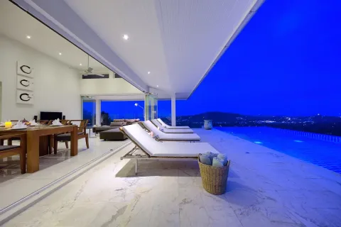 Вилла в Самуи, Таиланд с 5 спальнями  № 159648 - фото 5