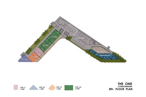 Penthouse à Rawai, Thaïlande 3 chambres № 166805 - photo 27