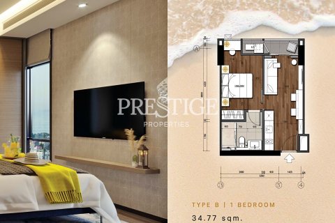 Condo à Pattaya, Thaïlande, 2 chambres № 209037 - photo 7