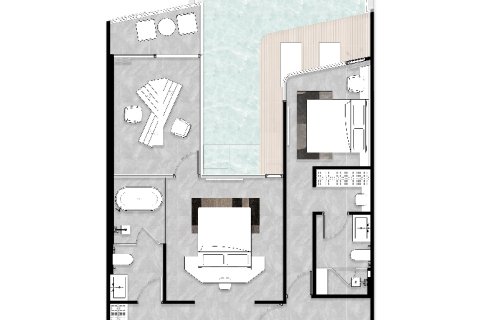 Duplex à Kamala, Thaïlande 3 chambres № 165024 - photo 20