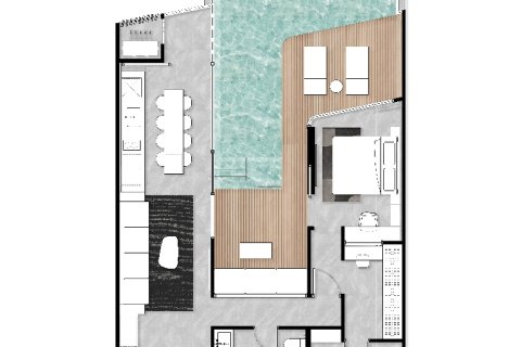 Duplex à Kamala, Thaïlande 3 chambres № 165024 - photo 19