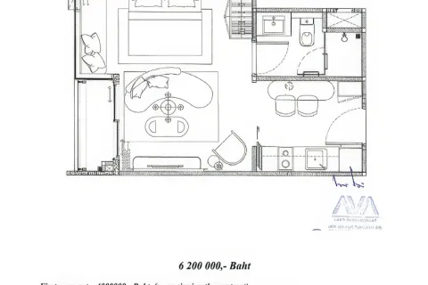 Appartement à Pattaya, Thaïlande 1 chambre № 155582 - photo 4