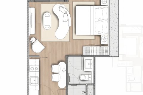 Appartement à Pattaya, Thaïlande 1 chambre № 155582 - photo 1