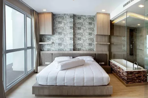 Квартира в Паттайе, Таиланд с 2 комнатами № 155588 - фото 25