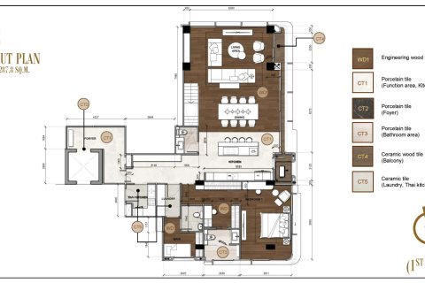 Duplex à Bangkok, Thaïlande 3 chambres № 165409 - photo 8