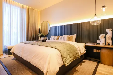 Condominio de 1 dormitorio en Jomtien Beach, Pattaya, Tailandia № 210506 - foto 2