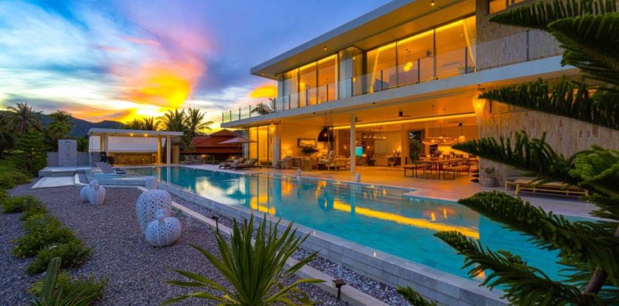 Вилла в Ча-аме, Таиланд с 6 спальнями  № 149698