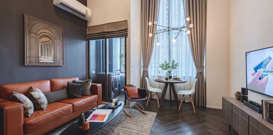 Duplex à Bangkok, Thaïlande 1 chambre № 114624