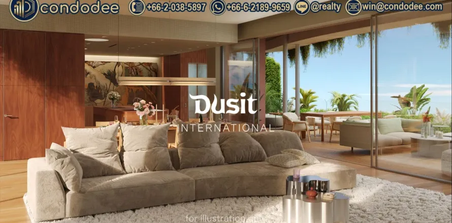 Condo à Bangkok, Thaïlande, 2 chambres № 201883