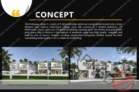 Villa in Ko Samui, Thailand 3 Schlafzimmer № 222227 - Foto 2