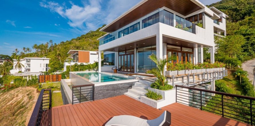 Villa à Ko Samui, Thaïlande 4 chambres № 148171