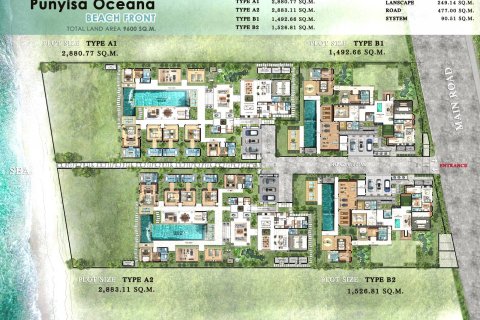 Villa in Mai Khao, Thailand 6 Schlafzimmer № 222377 - Foto 20