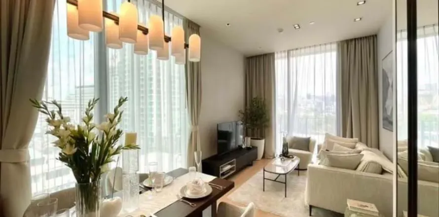 Condo à Pathum Wan, Bangkok, Thaïlande, 2 chambres  № 167643