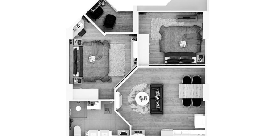 Hors-plan The Serene Condominium à Phuket, Thaïlande № 18618 - photo 1