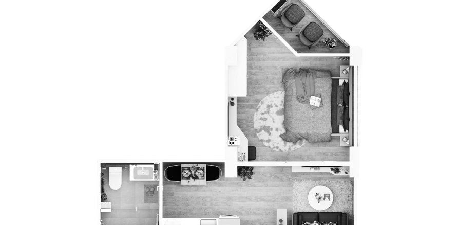 Hors-plan The Serene Condominium à Phuket, Thaïlande № 18618 - photo 1