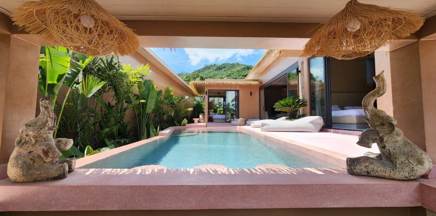 Вилла в Самуи, Таиланд с 3 спальнями  № 138263