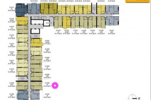 Studio dans le Condo à Khlong Toei, Bangkok, Thaïlande  № 138201 - photo 7