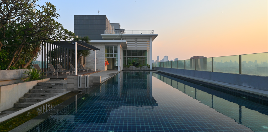 Condo à Bangkok, Thaïlande, 1 chambre № 184702