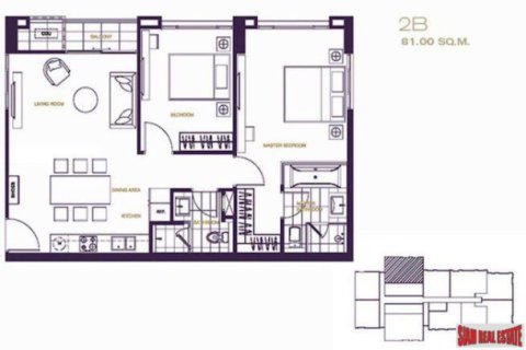 Apartment in Bangkok, Thailand 2 bedrooms № 194162 - photo 5