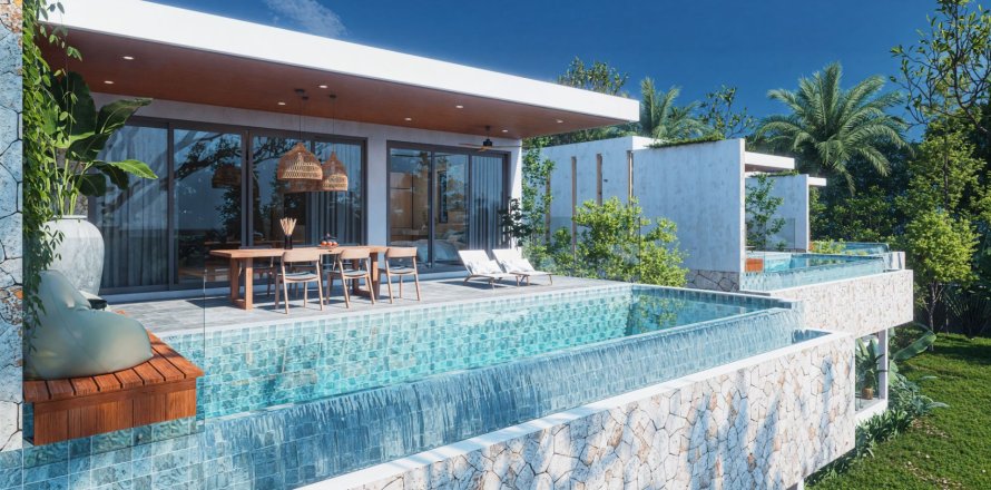 Дом в Самуи, Таиланд с 4 спальнями  № 154552