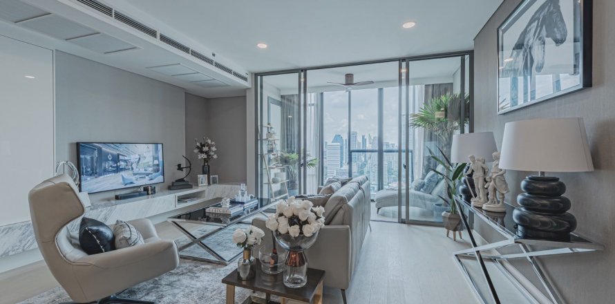 Пентхаус в Бангкоке, Таиланд с 3 спальнями  № 133650