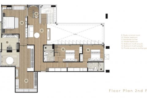 Penthouse in Khlong Toei, Bangkok, Thailand 4 bedrooms № 133694 - photo 21