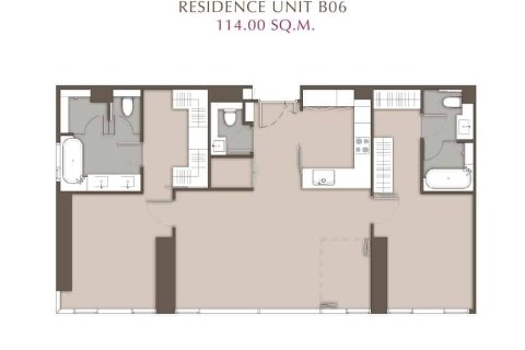 Кондоминиум с 2 спальнями в Бангкоке, Таиланд № 166920 - фото 14