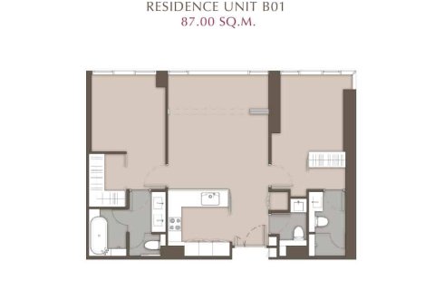 Кондоминиум с 2 спальнями в Бангкоке, Таиланд № 166922 - фото 15