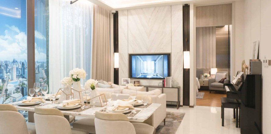 Кондоминиум с 2 спальнями в Бангкоке, Таиланд № 166922