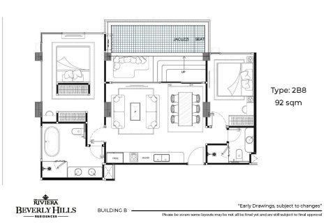 Кондоминиум с 2 спальнями в Паттайе, Таиланд № 170083 - фото 9